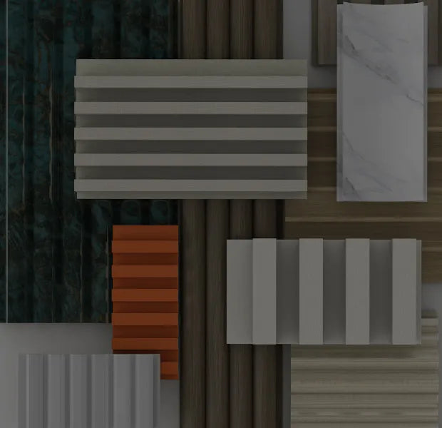 3D design falburkolat