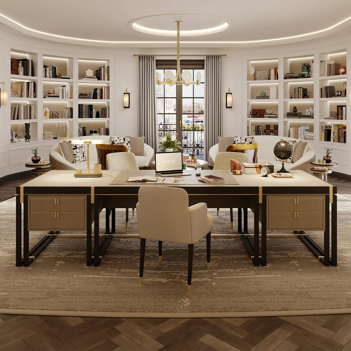 Sorrento dohányzóasztal – enteriőr (A Space That Works)