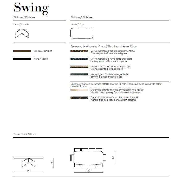 Swing étkezőasztal