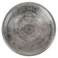 Ronde zilveren salontafel Lyam 70 centimeter diameter.