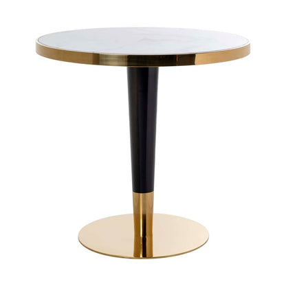 Osteria Bisztróasztal – fekete/fehér, 80 cm