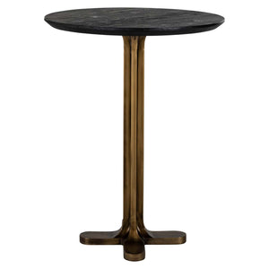 Revelin Bárasztal – fekete/arany, 81 cm