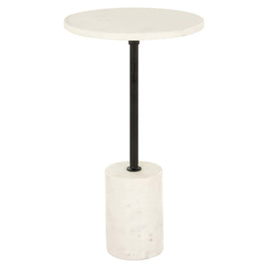 Misty Lerakóasztal – fekete/fehér, 30 cm