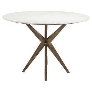 Maisy Étkezőasztal – fehér, 114 cm