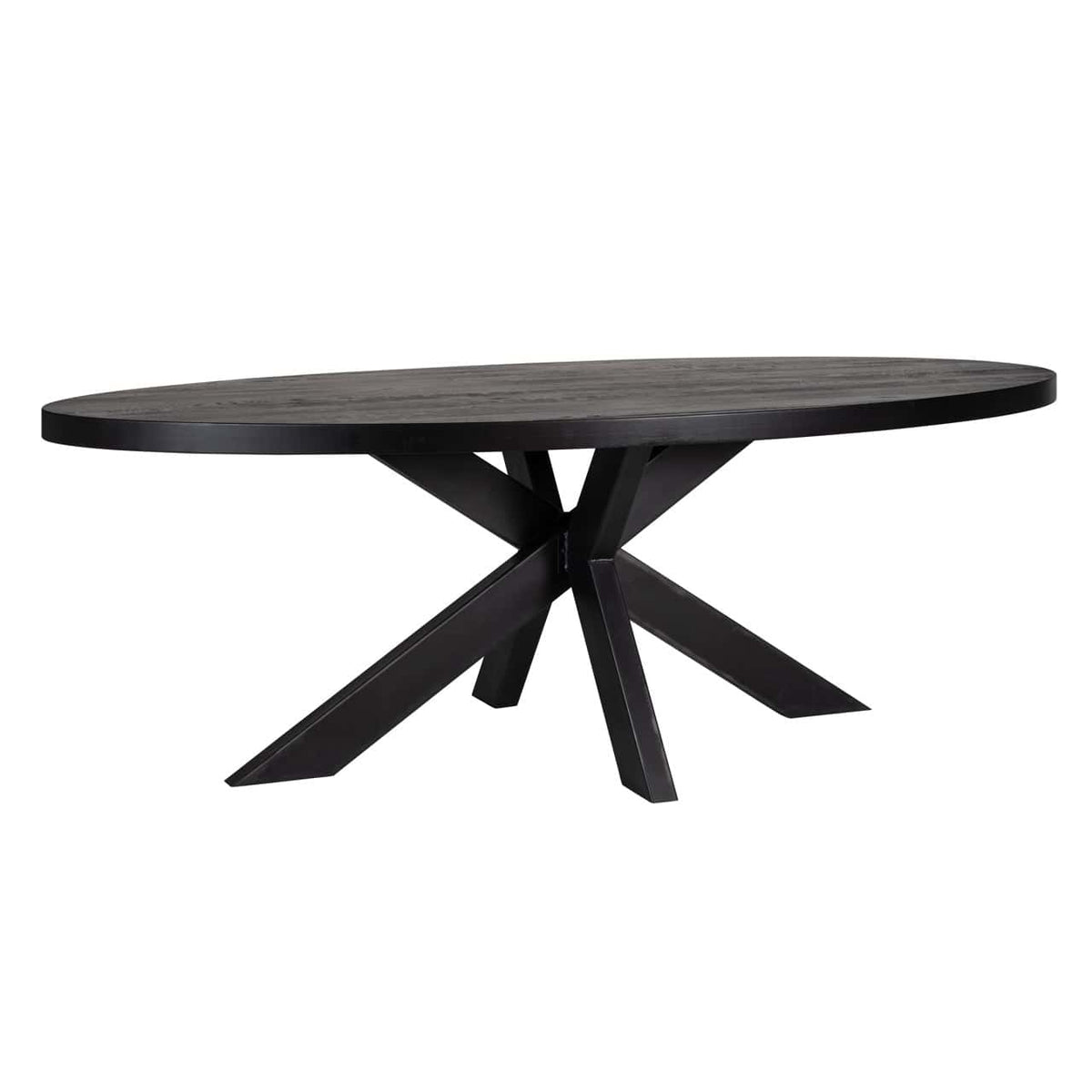 Watson Étkezőasztal – fekete, 235 cm