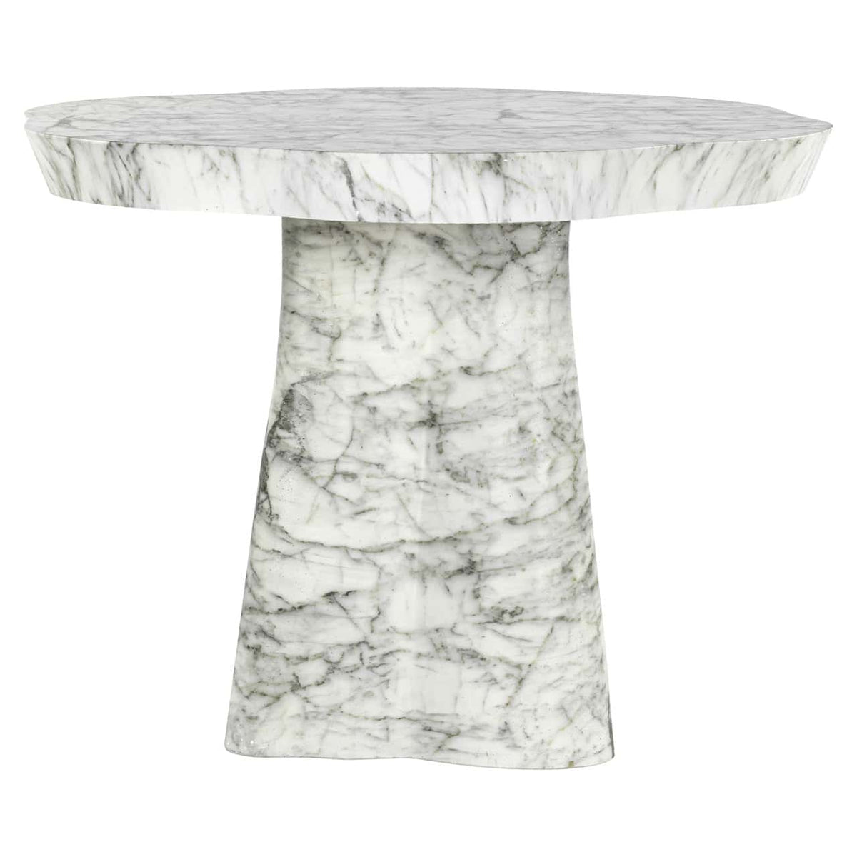Rockyard Kültéri étkezőasztal – fehér, 100 cm