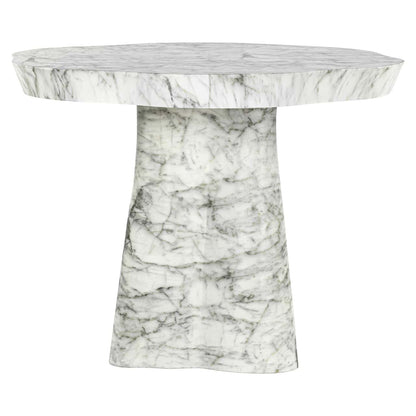 Rockyard Kültéri étkezőasztal – fehér, 100 cm