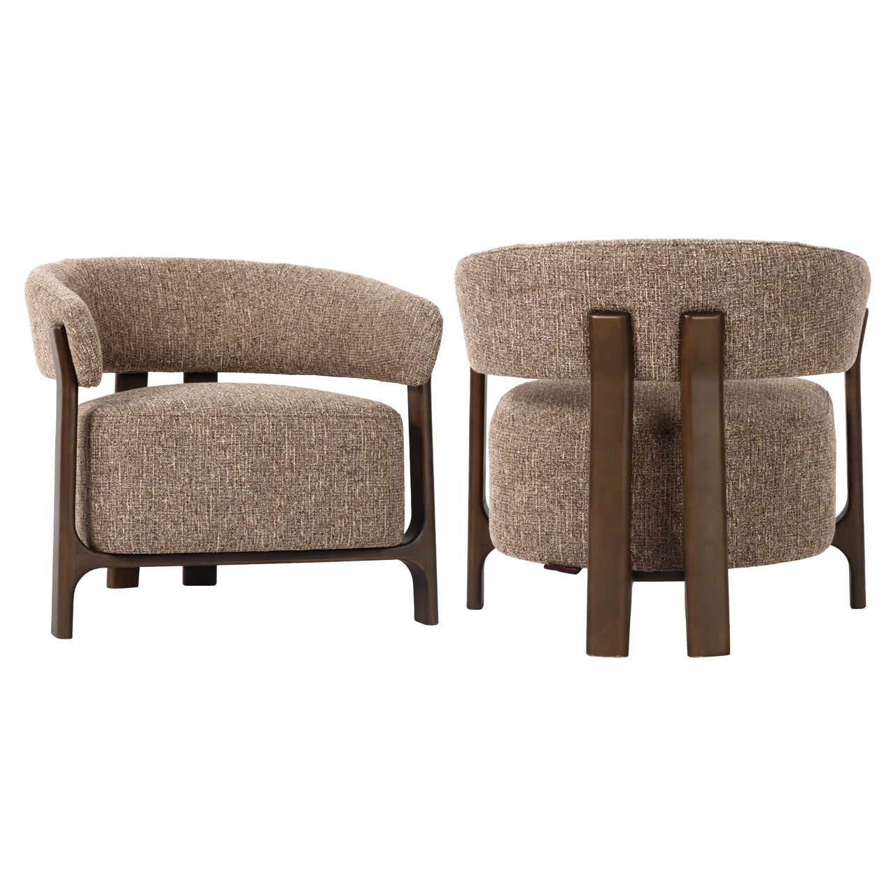 Dalara Fotel – barna tweed