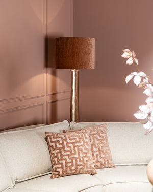 Ziba Lámpabúra – egyenes, mocha mousse, 40 cm
