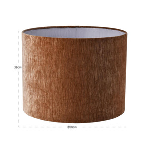 Ziba Lámpabúra – egyenes, mocha mousse, 50 cm