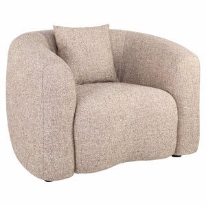 Luxandra Fotel – homok tweed, tűzálló