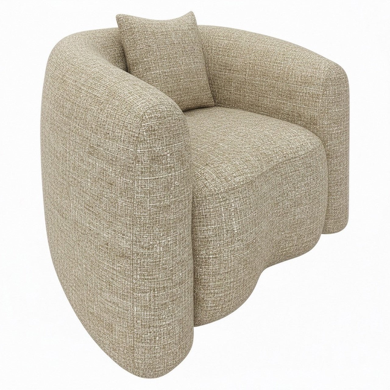 Luxandra Fotel – homok tweed, tűzálló