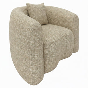 Luxandra Fotel – homok tweed, tűzálló
