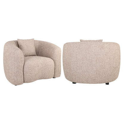 Luxandra Fotel – homok tweed, tűzálló