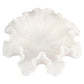 Witte Lola schaal met bloemvorm, elegant en decoratief.