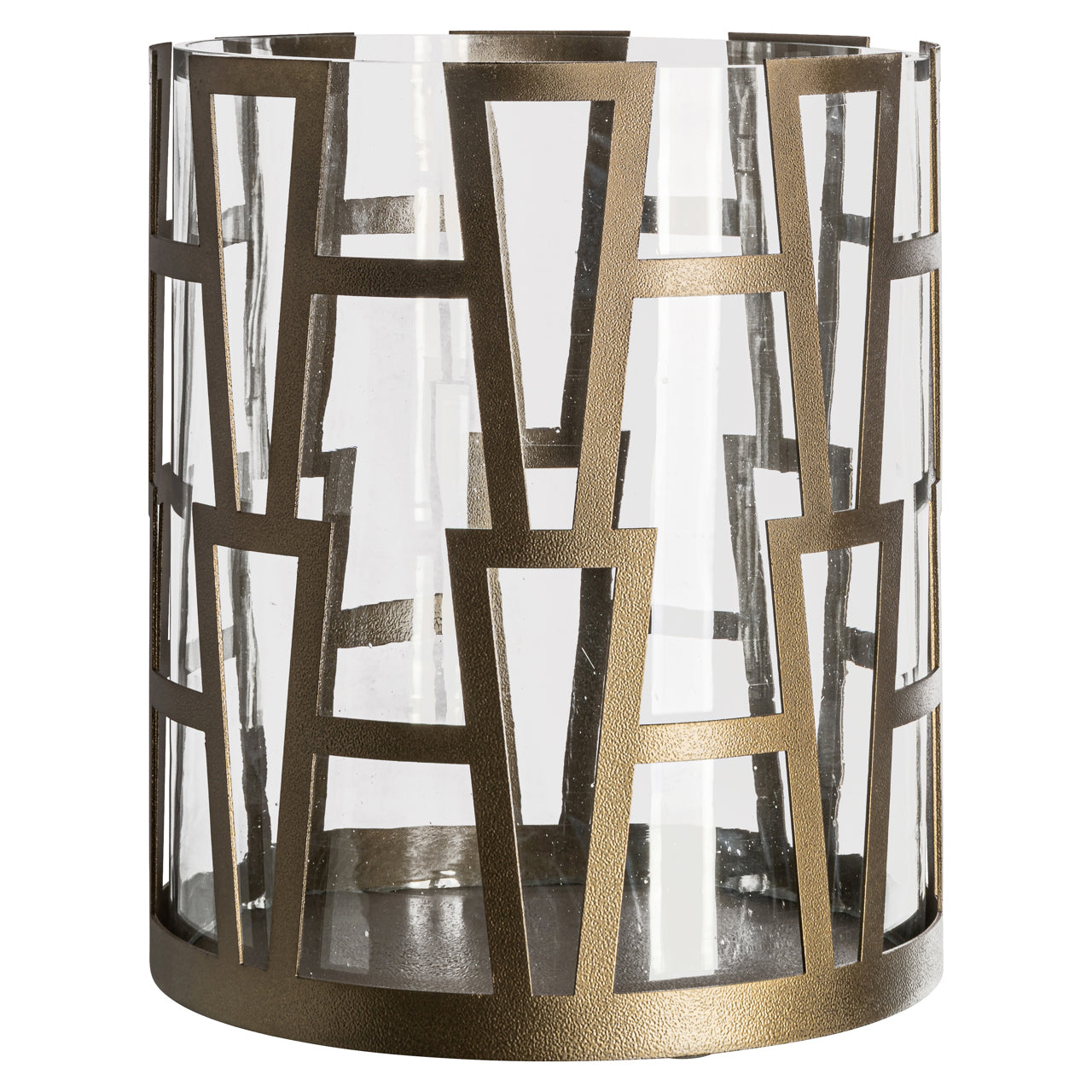 Shandy Hurricane lámpa – sárgaréz antik, nagy