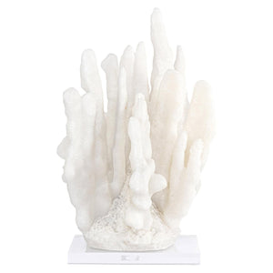 Wit decoratief object Lilly white voor interieurdecoratie.