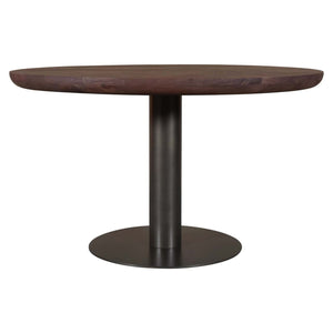 Baldwin Étkezőasztal – fűszerbarna, Ø130 cm