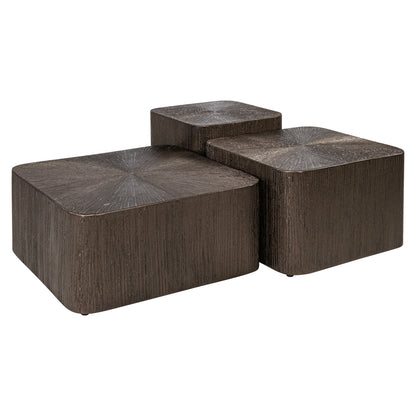 Cubes Dohányzóasztal – bronz (3 db-os szett)