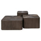 Cubes Dohányzóasztal – bronz (3 db-os szett)