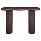 Moderne console tafel in Chestnut kleur, elegant design voor interieur.