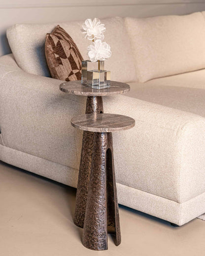 Eldora Lerakóasztal – bronz, 30 cm