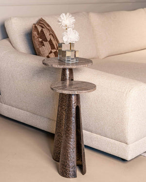 Eldora Lerakóasztal – bronz, 25 cm