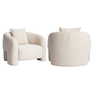 Tuscany Fotel – bézs blockweave