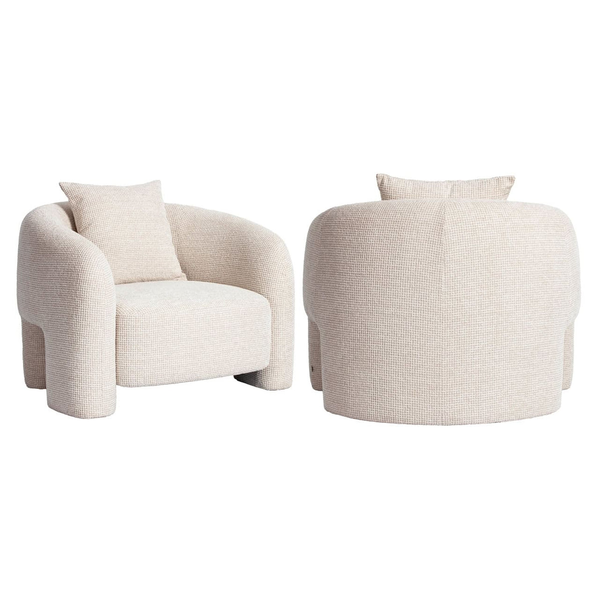 Tuscany Fotel – bézs blockweave