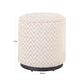 Lexie Puff – bézs cikkcakk mintás, 45 cm