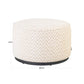 Lexie Puff – bézs cikkcakk mintás, 70 cm