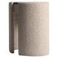Bijzettafel met beige leopard patroon voor elegante interieurdecoratie.