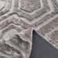 Luxe bruin vloerkleed Odin 200x290 met zachte textuur en modern patroon.