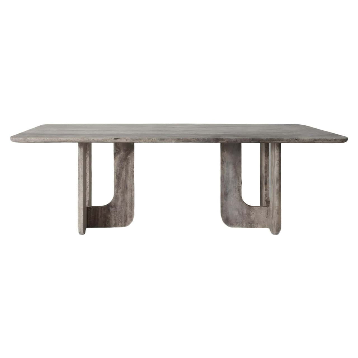 Moderne grijze eettafel Westin met uniek design voor stijlvolle eetkamers.