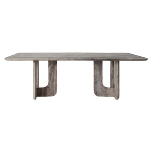 Moderne grijze eettafel Westin met uniek design voor stijlvolle eetkamers.