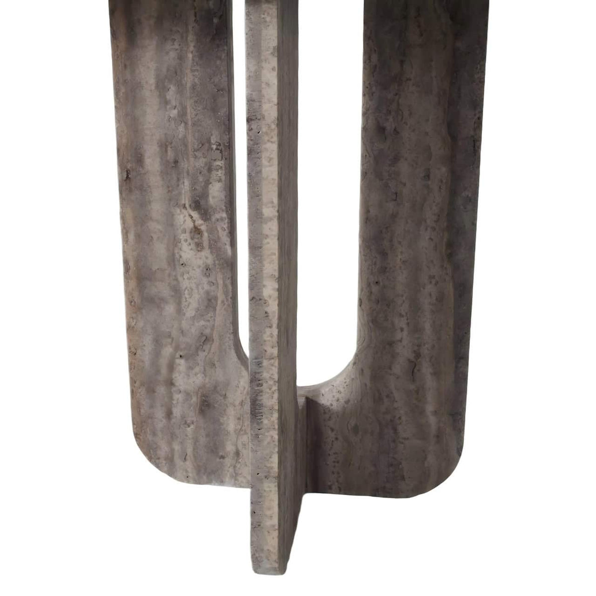 Moderne console Westin in grijs betonlook voor interieur.