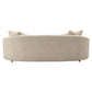 Bank Morena crème bankweave bank met zachte kussens voor comfort.