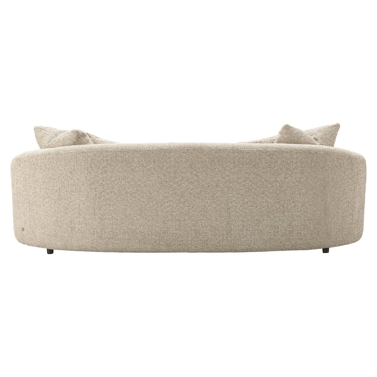 Bank Morena crème bankweave bank met zachte kussens voor comfort.