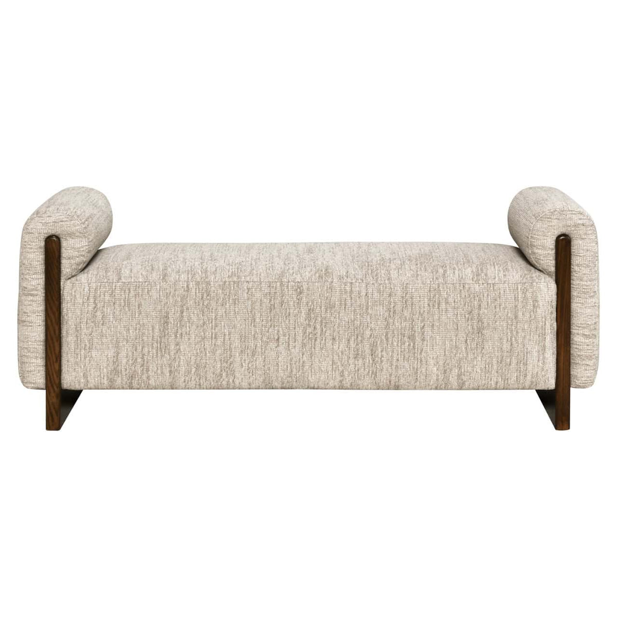 Bank Winslov met zachte stoffen en houten poten voor modern interieur.