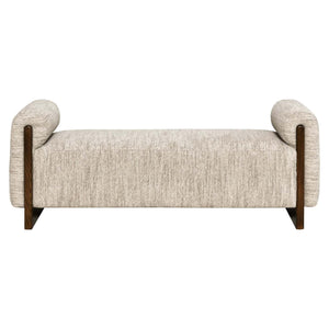 Bank Winslov met zachte stoffen en houten poten voor modern interieur.