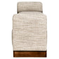 Bank Winslov zachte softweave fauteuil met houten onderstel.