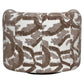 Lounge stoel Talley met bruin en beige patroon, draaibaar en comfortabel.