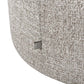 Luxe lounge stoel met cream tweed bekleding en draaifunctie.