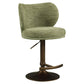 Pistache groene barstoel Amely met draaifunctie en voetsteun.
