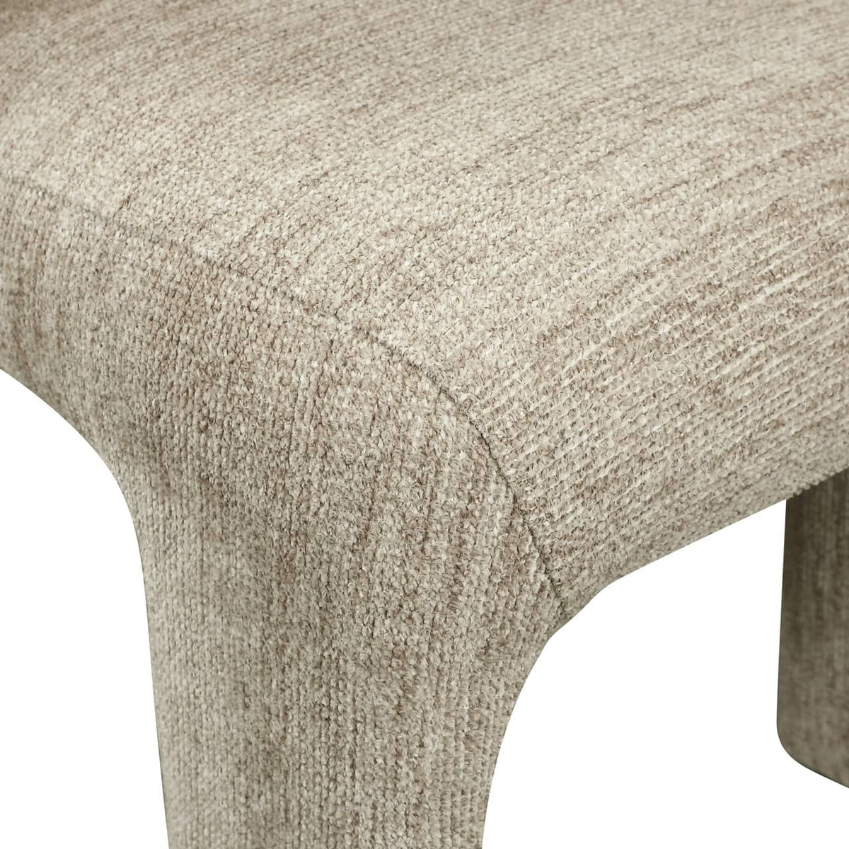 Eetkamerstoel Maya met natuurlijke softweave bekleding.