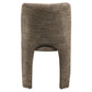 Eetkamerstoel Maya in bruin softweave, modern design, comfortabele zit.