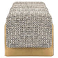 Bank Caleo Cobblestone bank met moderne uitstraling en textuur.
