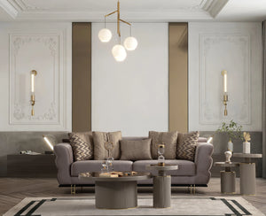 ARMADA Kanapé 3 személyes - Mokka Gold