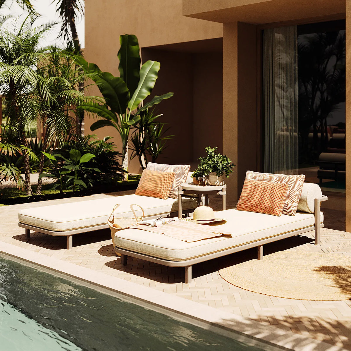 Marbella kültéri pad – enteriőr (Living In The Sunshine)