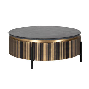 Ironville Dohányzóasztal – arany, 90 cm
